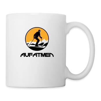 Aufatmen - Skidesign - Tasse - Weiß - Rechts