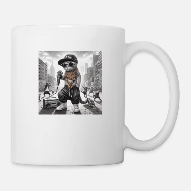 MC Meow - Tasse - Weiß