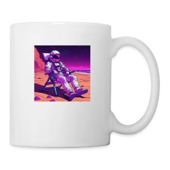 Astronaut on Mars - Mug - white - Right