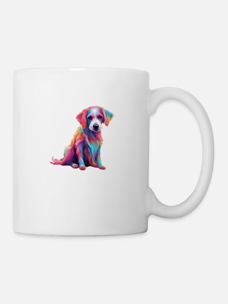 magic magic dog - Tasse - Weiß