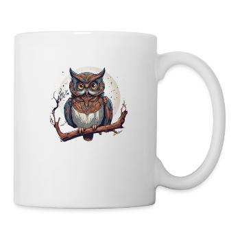 magic owl 2 - Tasse - Weiß - Rechts