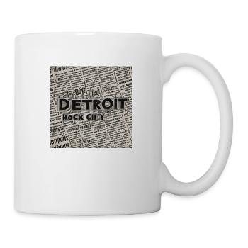 Detroit Rock - Tasse - Weiß - Rechts