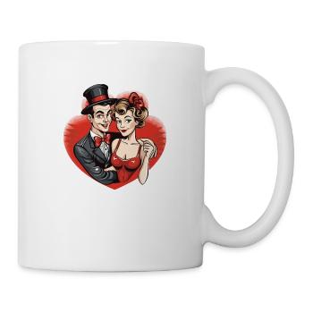 Valentine Couple Pärchen - Tasse - Weiß - Rechts