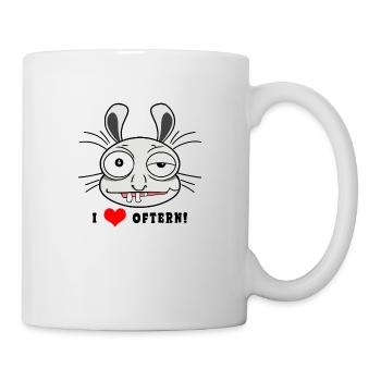 Funny Bunny - Tasse - Weiß - Rechts