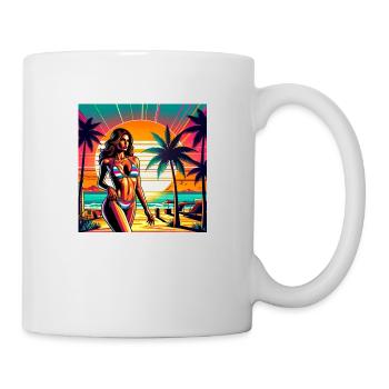 beach-adventure - Tasse - Weiß - Rechts