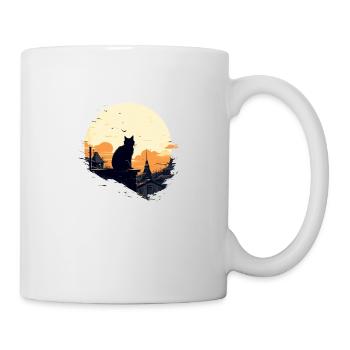 Lonely cat - Mug - white - Right