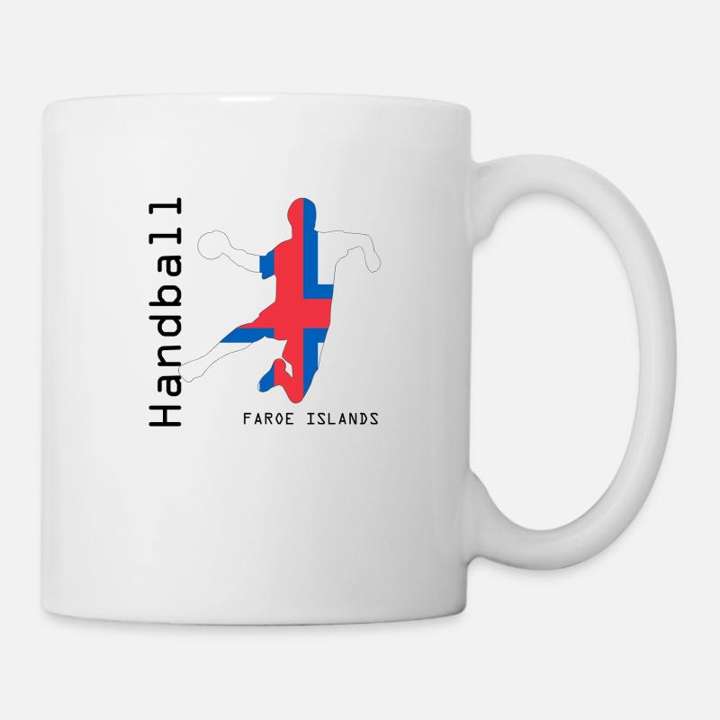 Handball - Team Farörer Insel - Mug blanc - blanc