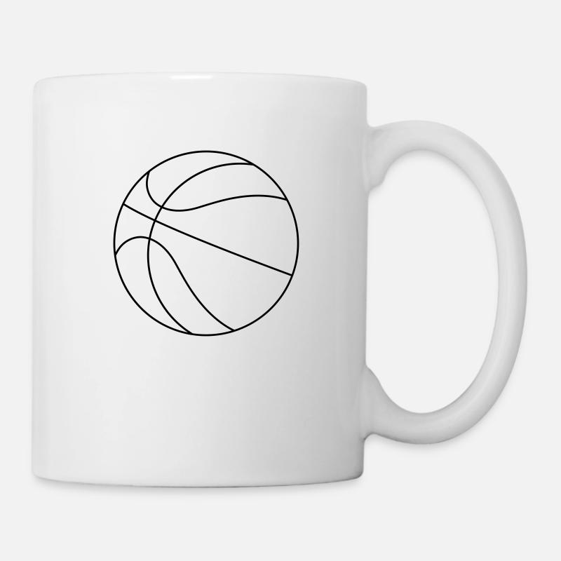 basketball 1 - Tasse - Weiß