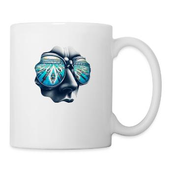 Fokus des Schwimm-Champions - Tasse - Weiß - Rechts