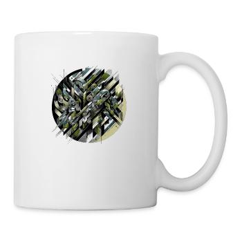 Abstract Tactical Swirl - Mug - white - Right