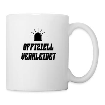 Offiziell verkleidet - Kölner Karneval - Tasse - Weiß - Rechts