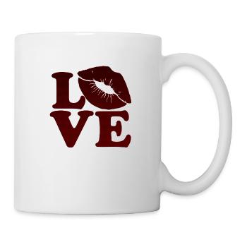 Love me Valentine Happy Valentines Valentines - Mug - white - Right