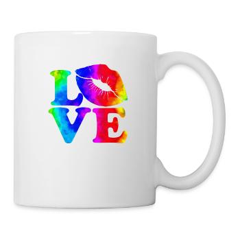 Love me Valentine Happy Valentines Valentines - Mug - white - Right