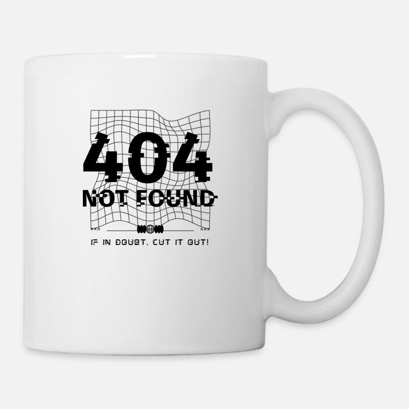 404 - Not Found - Tasse - Weiß