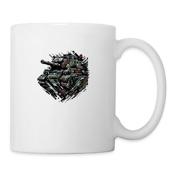 Construction d’assaut blindé - Mug blanc - blanc - Droite