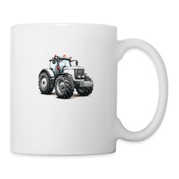 Niedlicher Traktor - Tasse - Weiß - Rechts