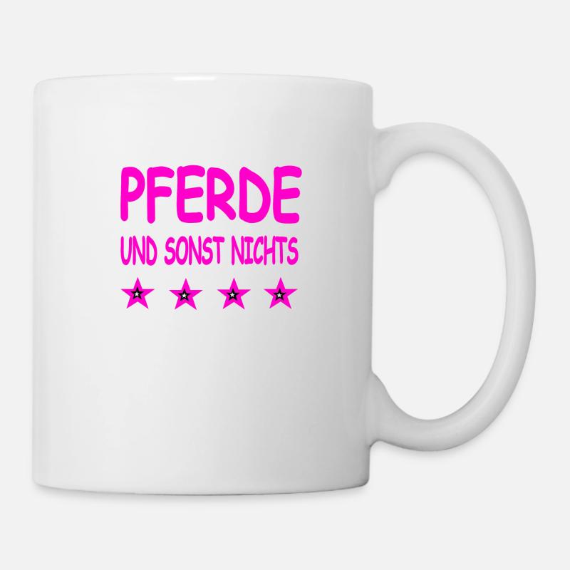 Pferde - Tasse - Weiß