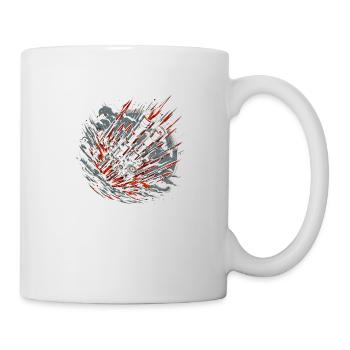 Barrage de châtiment - Mug blanc - blanc - Droite