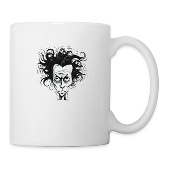Mann - Tasse - Weiß - Rechts