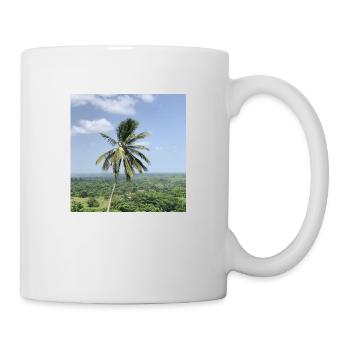 Palme - Tasse - Weiß - Rechts
