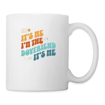 C’est moi Salut Je suis le petit ami C’est moi drôle papa - Mug blanc - blanc - Droite