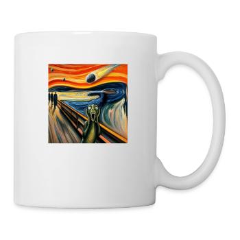 Dinosaurier-Schrei - Tasse - Weiß - Rechts