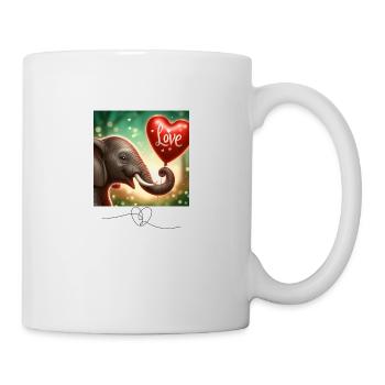 Elephant Love - Mug - white - Right
