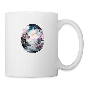 Verlorenes Land jenseitiger Träume - Tasse - Weiß - Rechts