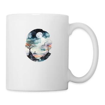 Verlorenes Land jenseitiger Träume - Tasse - Weiß - Rechts
