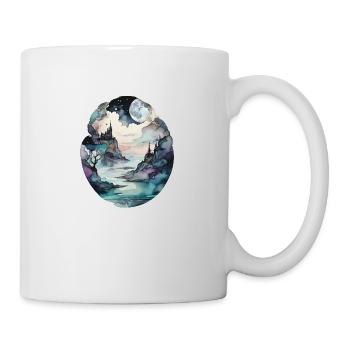 Verlorenes Land jenseitiger Träume - Tasse - Weiß - Rechts