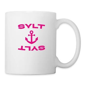 Sylt - Nordsee - Deutschland - Kampen - Insel - Tasse - Weiß - Rechts