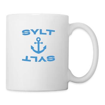 Sylt - Nordsee - Deutschland - Kampen - Insel - Tasse - Weiß - Rechts