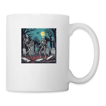 Old Gentlemen Meeting, Friends - Mug - white - Right