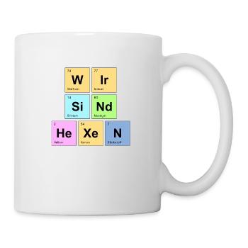 wir sind Hexen - Chemische Elemente - Tasse - Weiß - Rechts