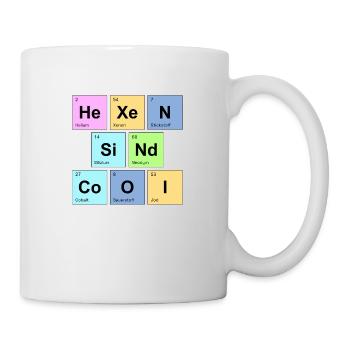 Hexen sind cool - Chemische Elemente - Tasse - Weiß - Rechts