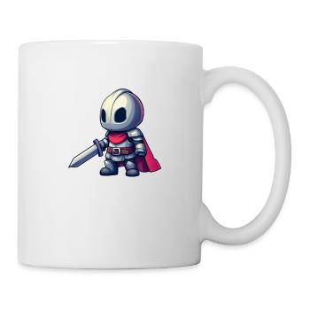 Tapferer Ritter im Comicstil für Kinder - Tasse - Weiß - Rechts