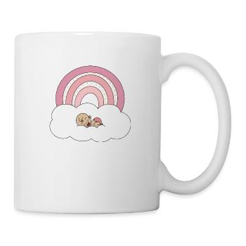 Bébé arc-en-ciel - Mug blanc - blanc - Droite