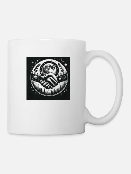 Connexion cosmique - Mug blanc - blanc