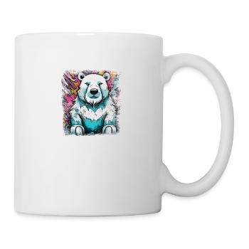 Eisbär - Tasse - Weiß - Rechts