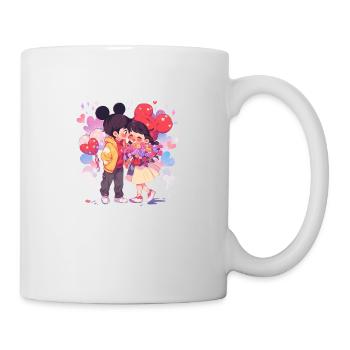 Couple mignon - Mug blanc - blanc - Droite