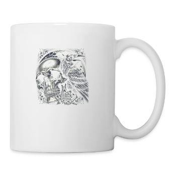 Wache des Mondraben - Tasse - Weiß - Rechts