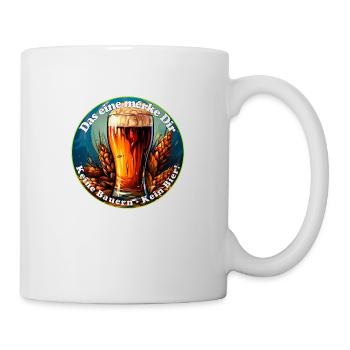 Souvenez-vous d’une chose, pas de paysans, pas de bière - Mug blanc - blanc - Droite