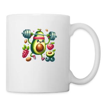 Avocado Workout Fun - Mug - white - Right