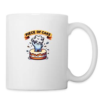 Piece Of Cake - Tasse - Weiß - Rechts