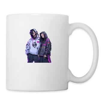 Urban-Cyberpunk-Couple - Tasse - Weiß - Rechts