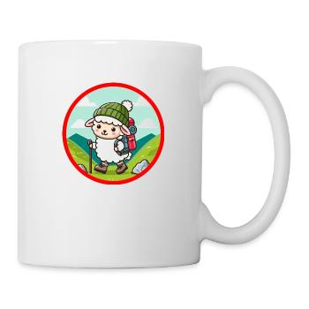 Hill walking Sheep - Mug - white - Right