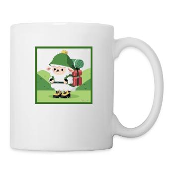 Wandern Schafe - Tasse - Weiß - Rechts