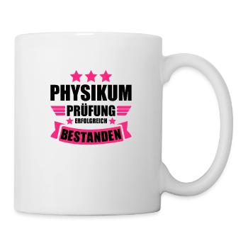 Physikum Abschluss Prüfung bestanden geschafft - Tasse - Weiß - Rechts