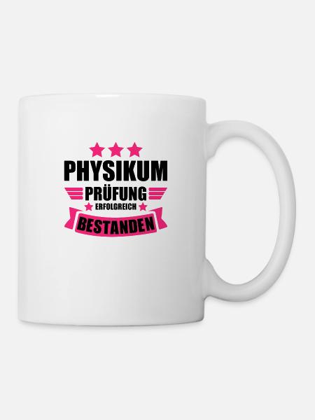 Physikum Abschluss Prüfung bestanden geschafft - Tasse - Weiß