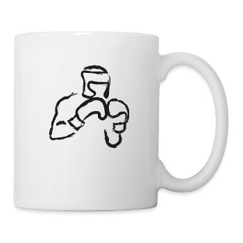 Boxeur - Mug blanc - blanc - Droite